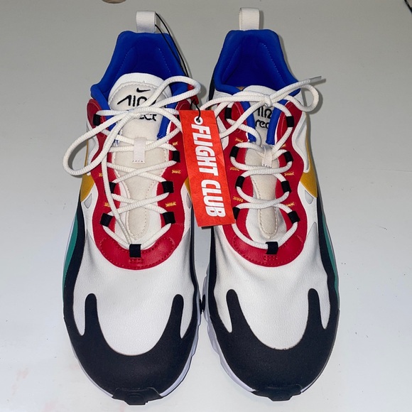 nike air max 270 react phantom gold & university red